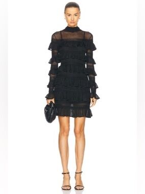Zimmermann Crush frilled minidress